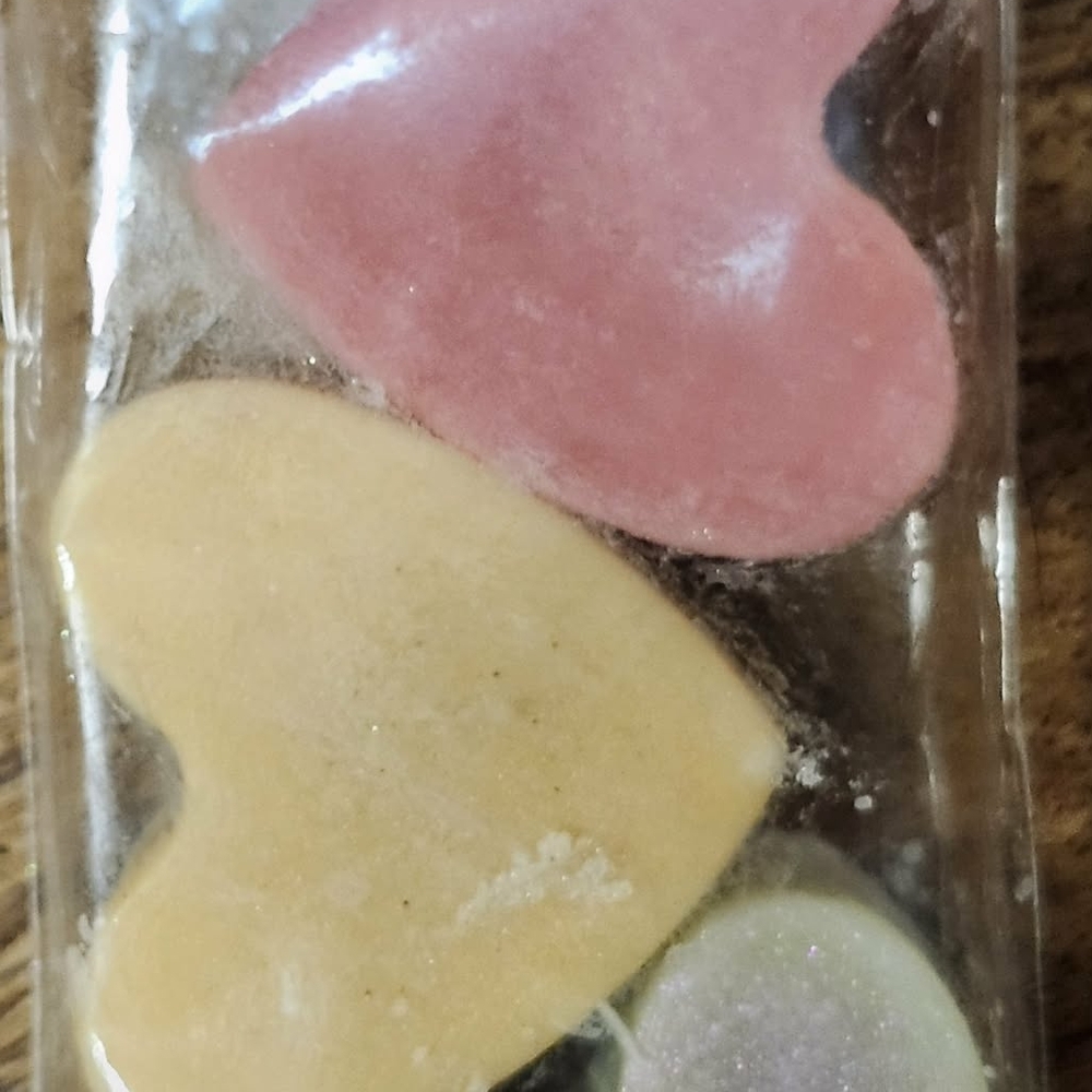 Heart Shaped Vanilla Scented Wax Melts 3.5oz